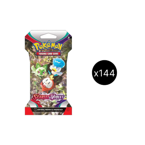 Scarlet & Violet Base Sleeved Booster Case DZCollectibles Scarlet & Violet Base Sleeved Booster Case DZCollectibles