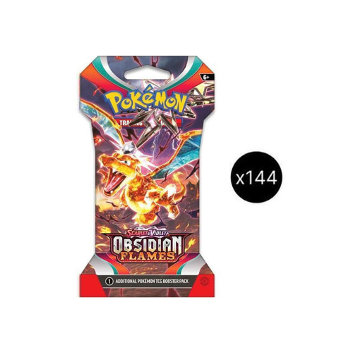 Obsidian Flames Sleeved Booster Case DZCollectibles Obsidian Flames Sleeved Booster Case DZCollectibles