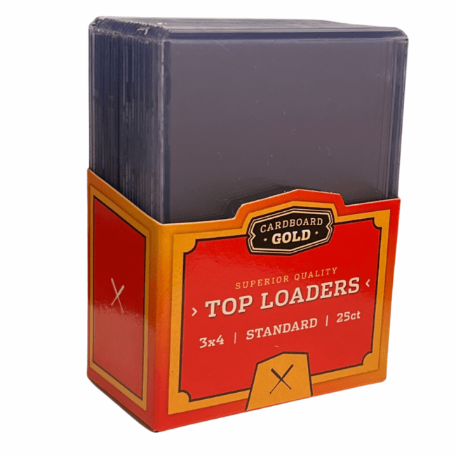 Cardboard Gold Regular Top Loaders - 25ct