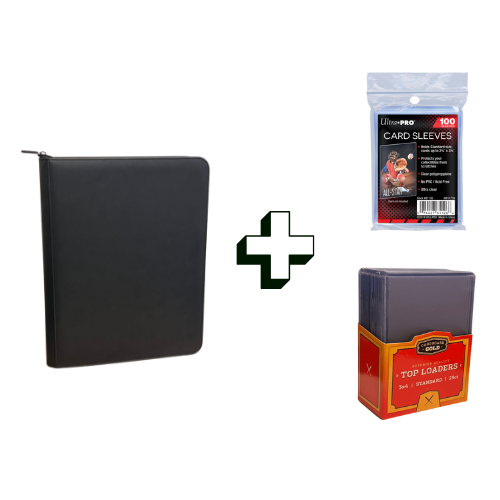 Top Loader 9PKT Zippered Binder Bundle (Options Available)