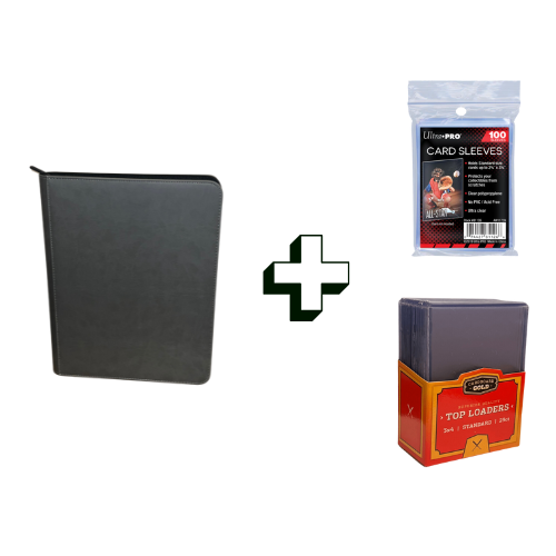 Top Loader 9PKT Zippered Binder Bundle (Options Available)