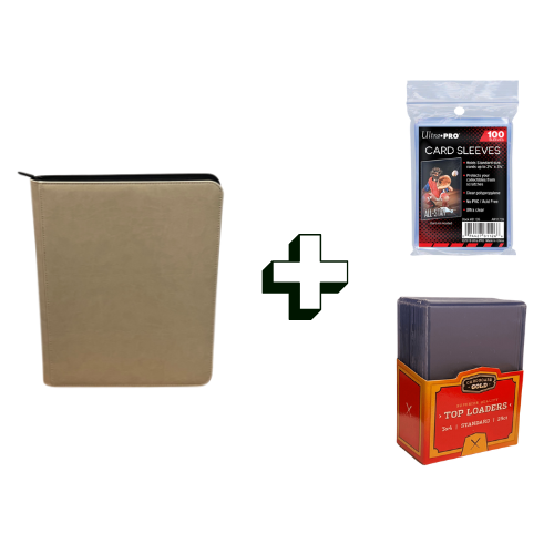 Top Loader 9PKT Zippered Binder Bundle (Options Available)