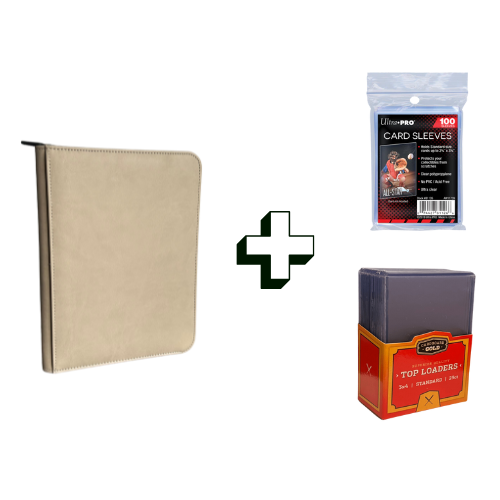 Top Loader Zippered Binder 4PKT Bundle (Options Available)