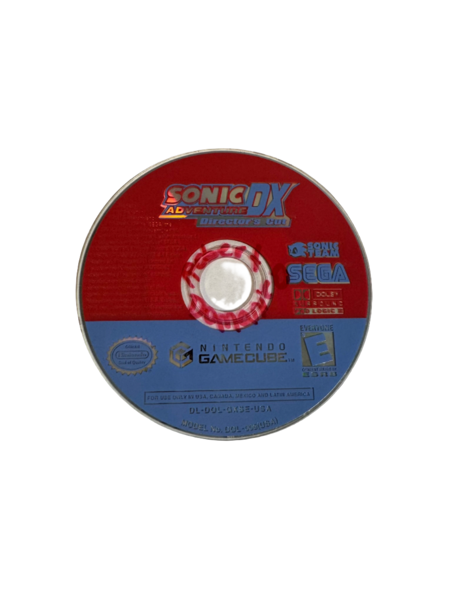 Sonic Adventure DX Directors Cut Disc Only