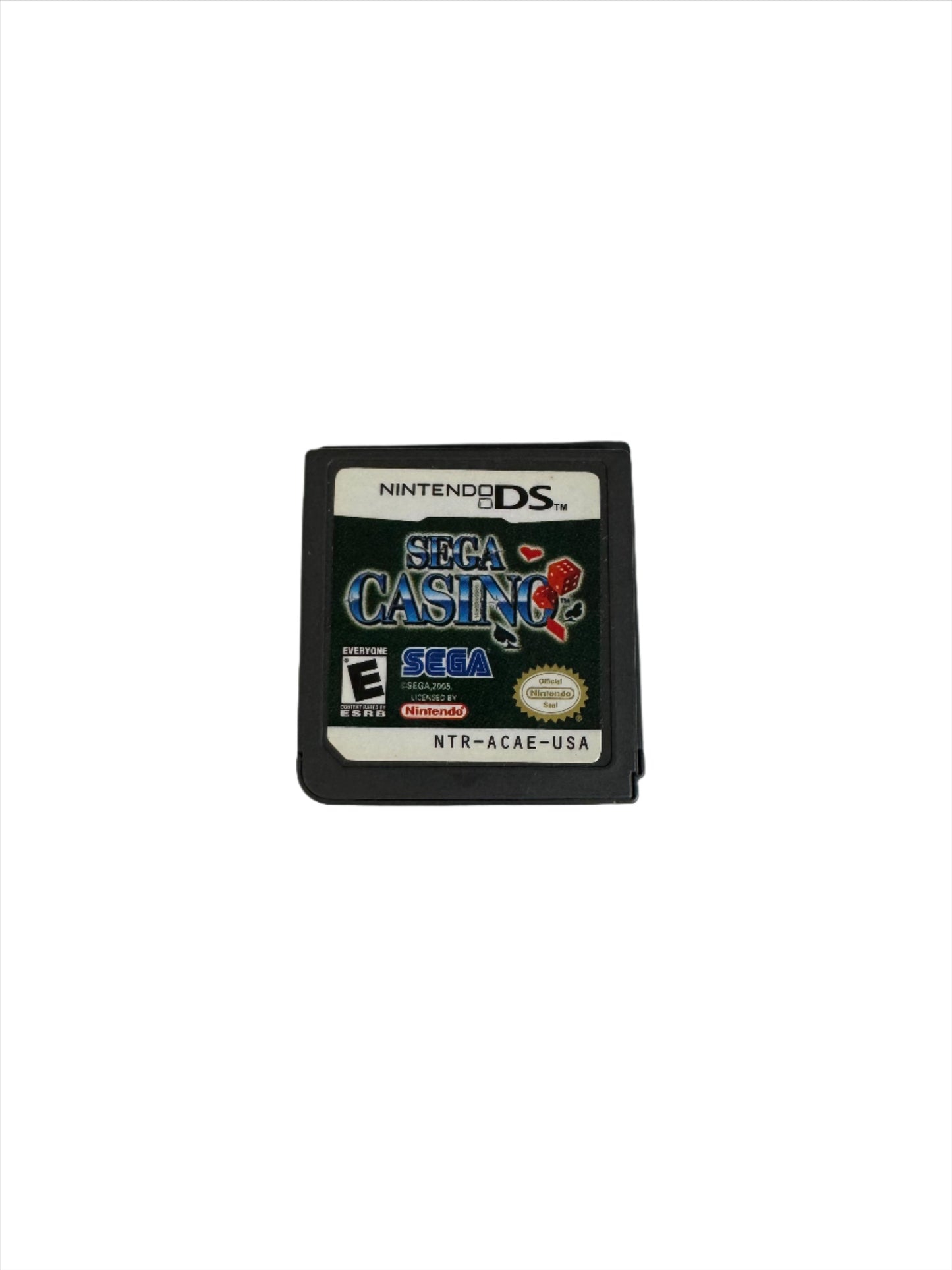 Sega Casino Cartridge Only