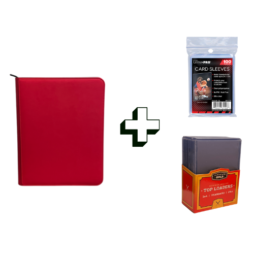 Top Loader 9PKT Zippered Binder Bundle (Options Available)