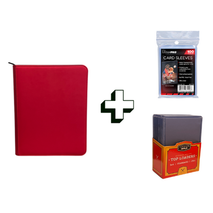 Top Loader 9PKT Zippered Binder Bundle (Options Available)